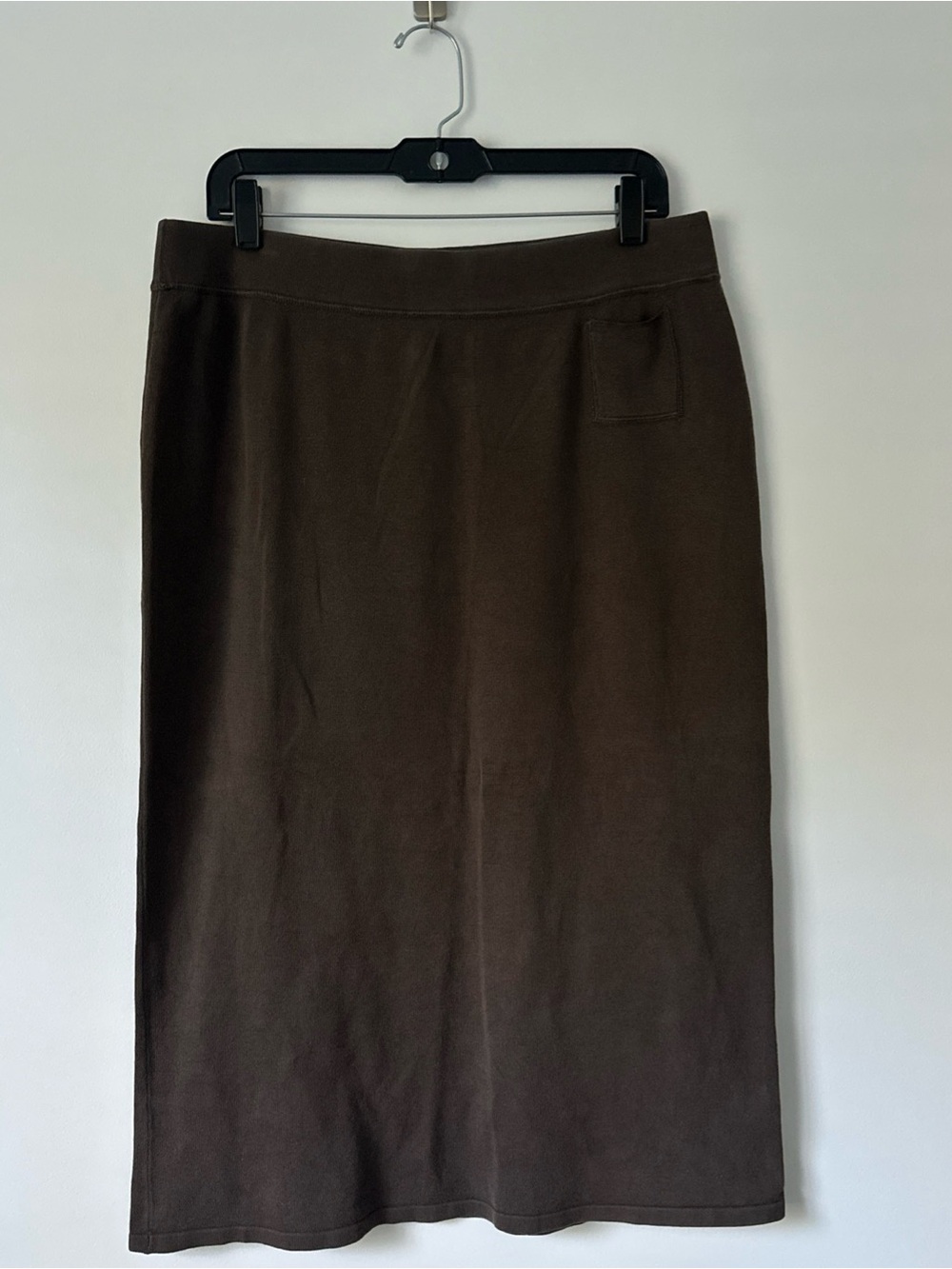 Eileen Fisher Women’s Midi Pencil Skirt Size M Hong Kong Cotton Blend Pull on